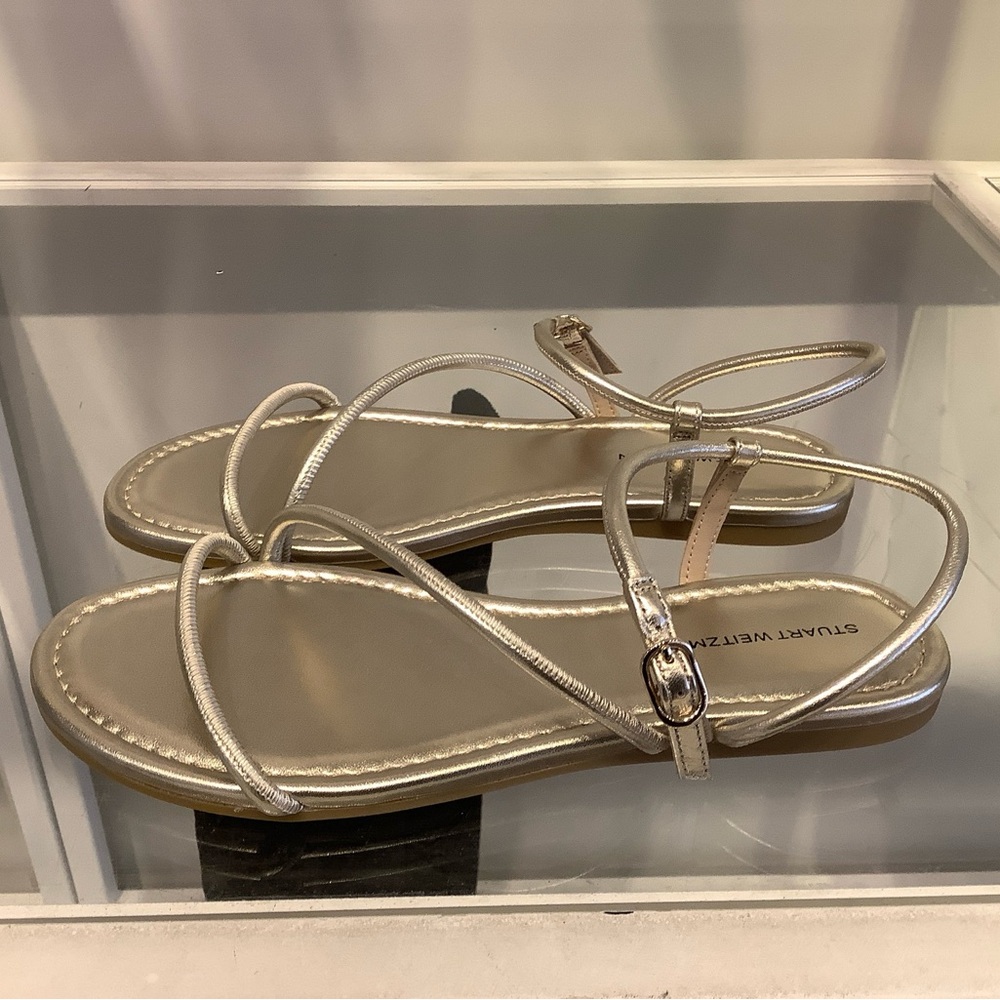 Stuart Weitzman Women's Metallic Sandals